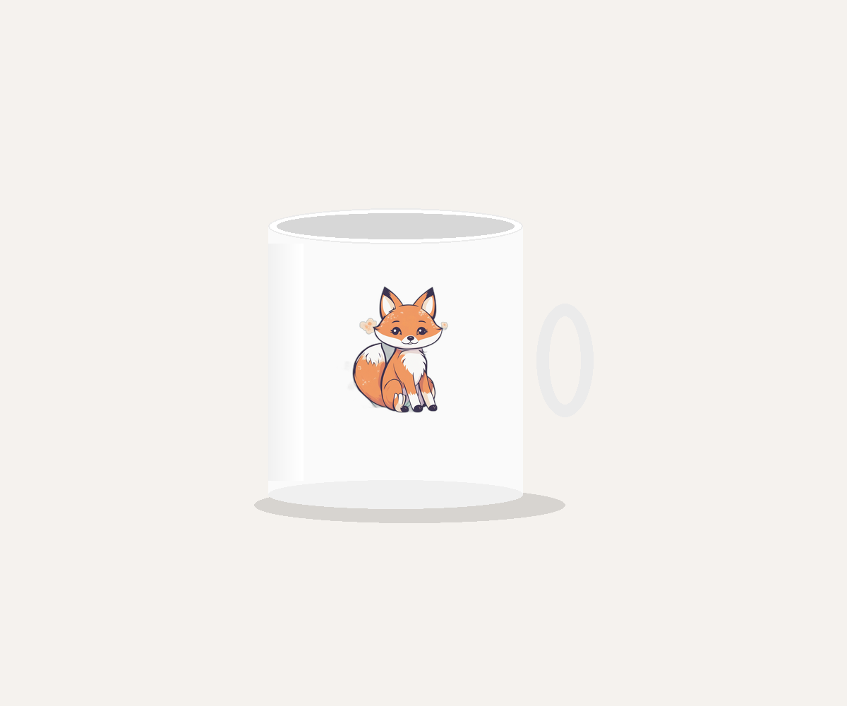 Fox programmer design on mug